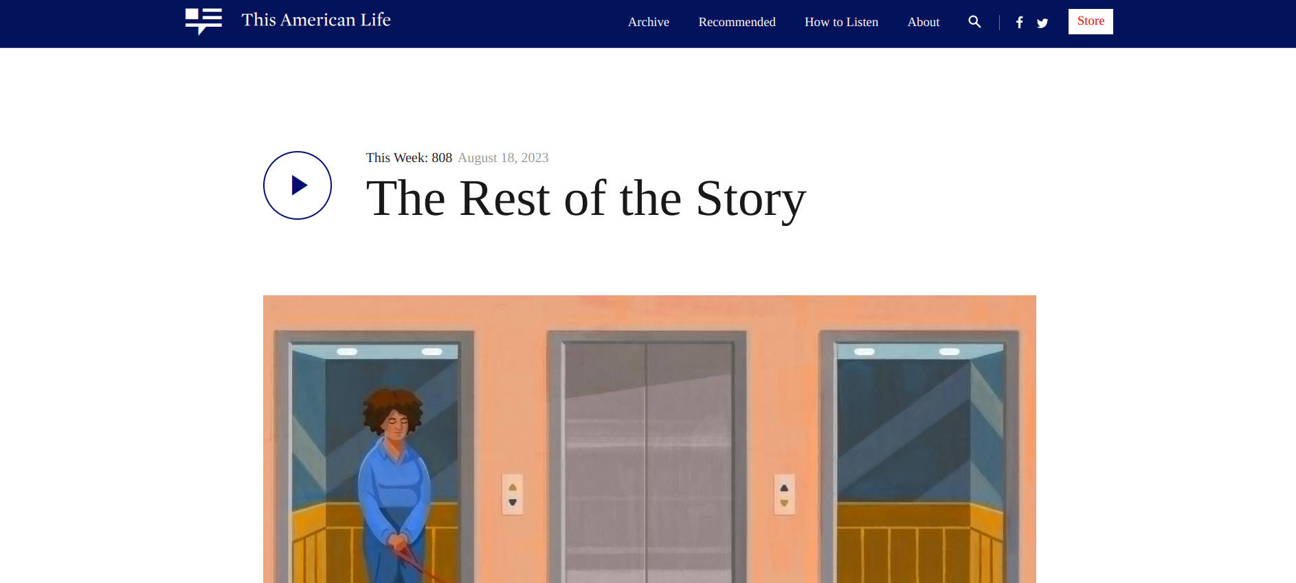 This American Life Podcast Website Example