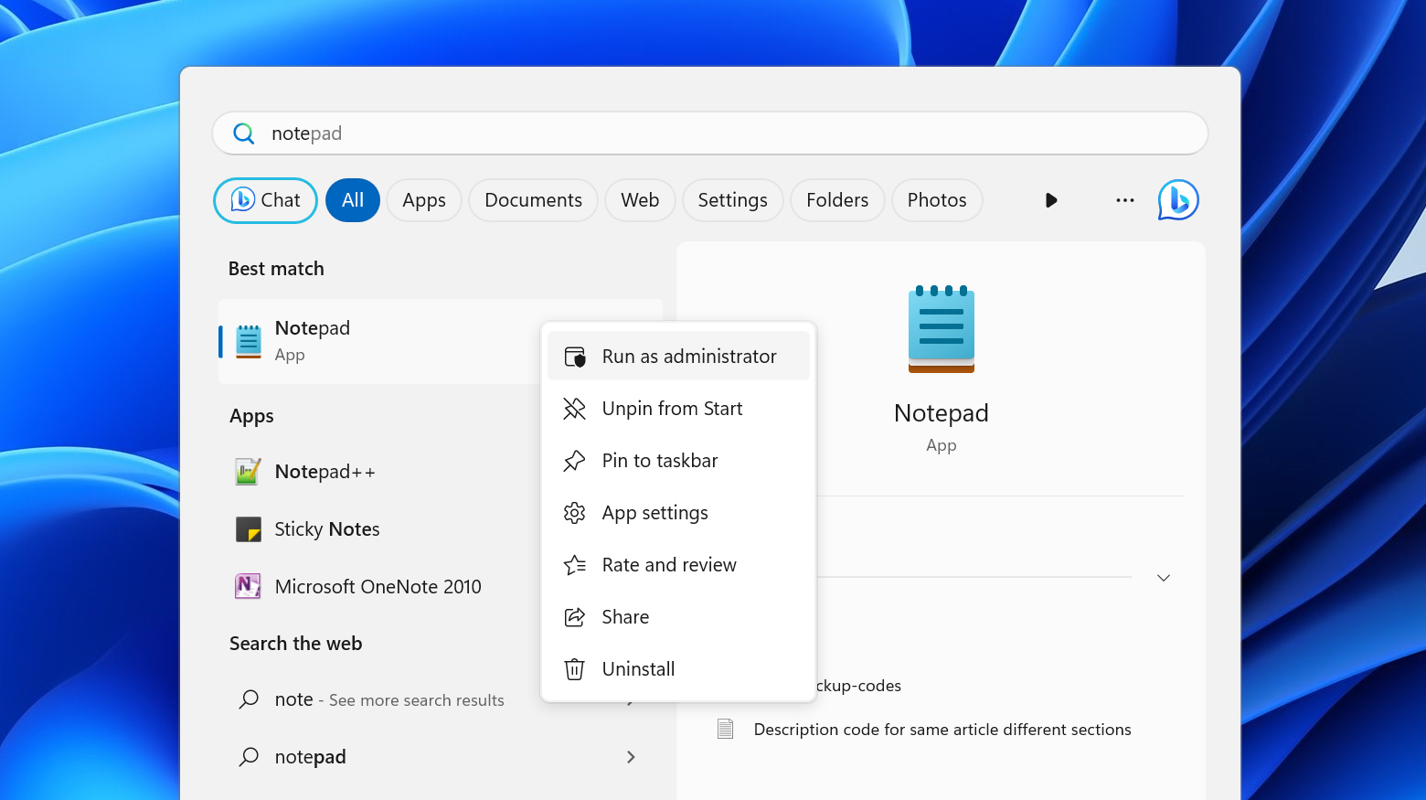 Right click on notepad and select run as administrator.