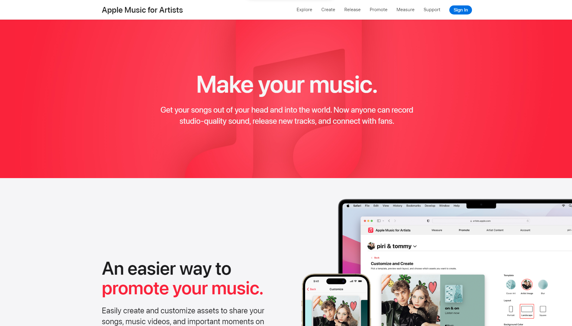 Apple Music website
