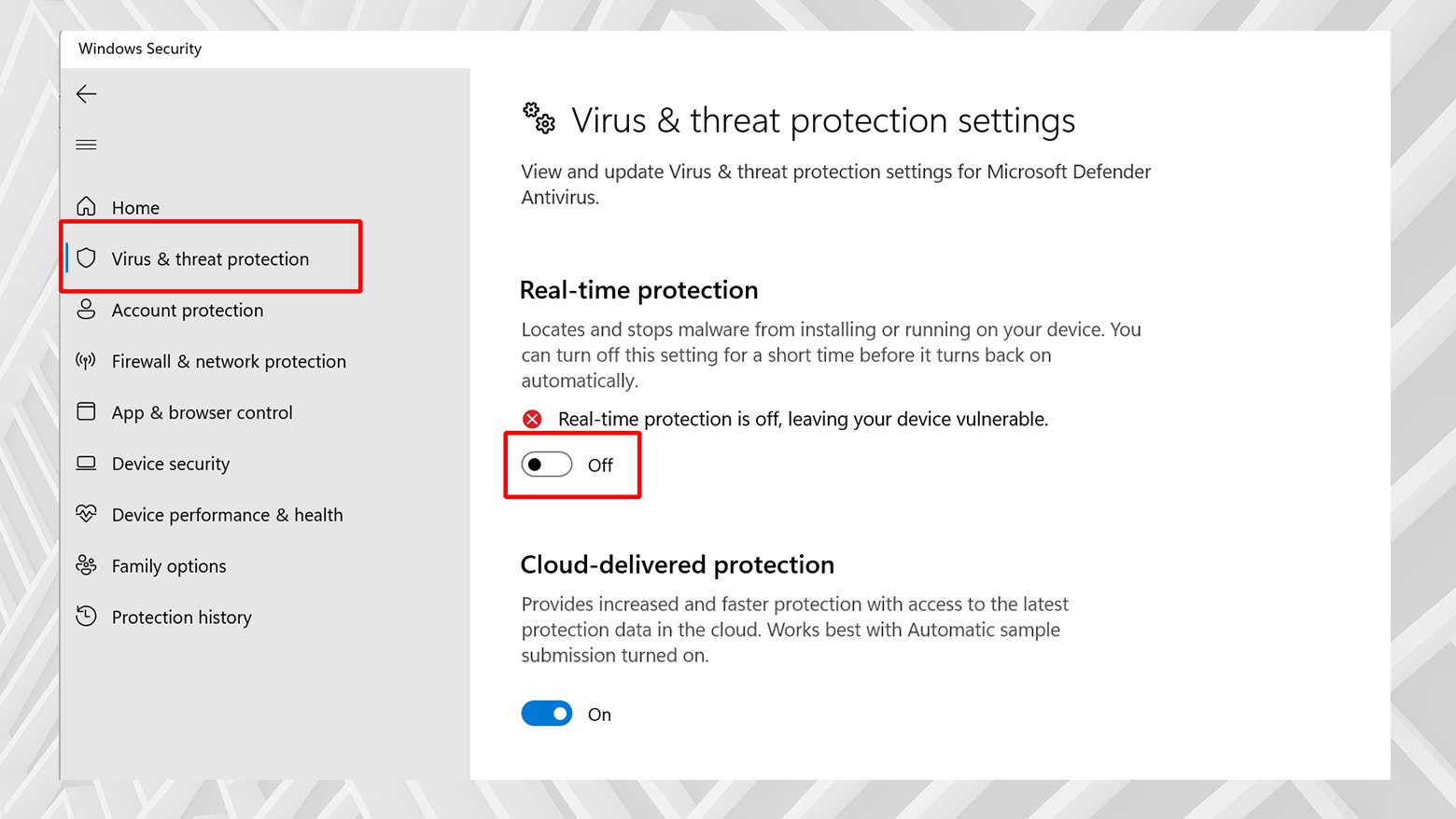 Desactivar temporalmente la protección antivirus para solucionar los errores ERR_SSL_VERSION_OR_CIPHER_MISMATCH de Chrome