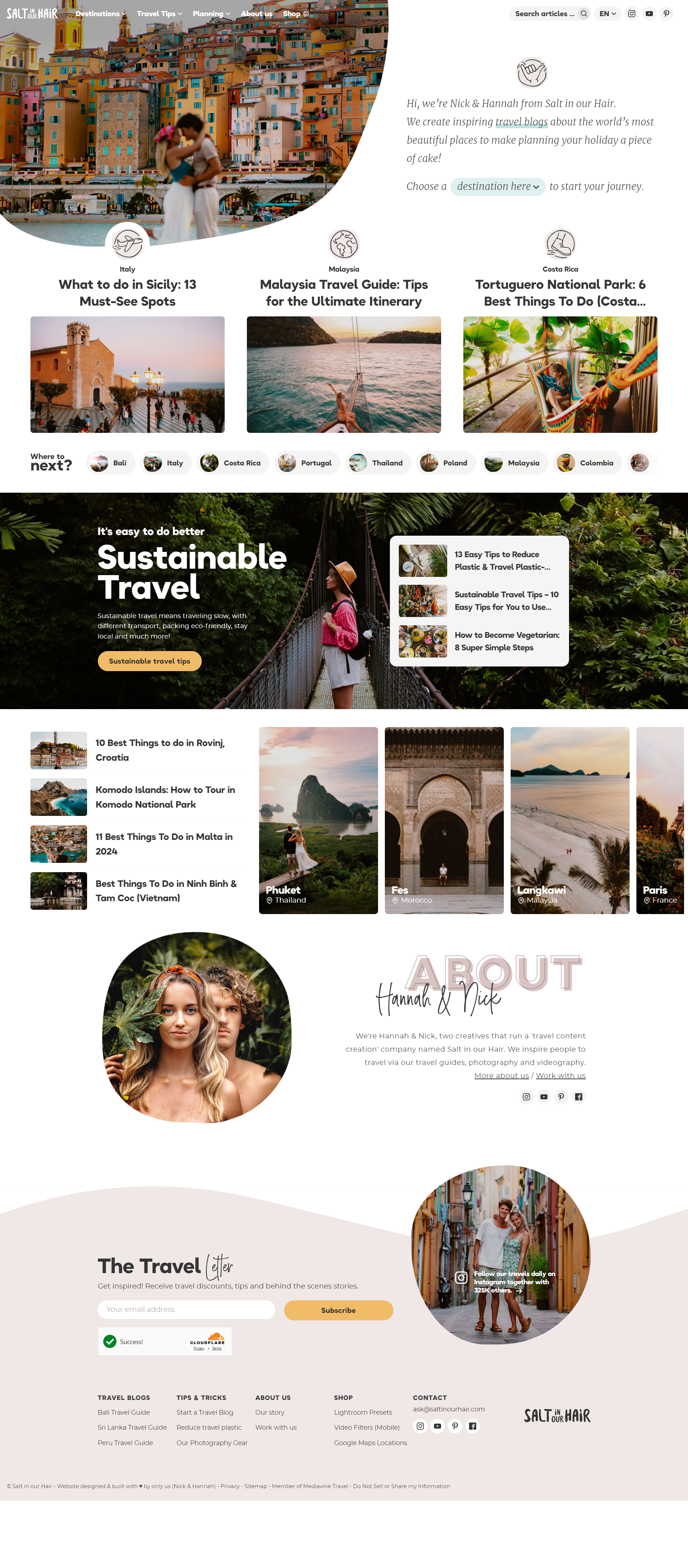 Top 33 Stunning Travel Blog Examples to Inspire in 2024 - 10Web