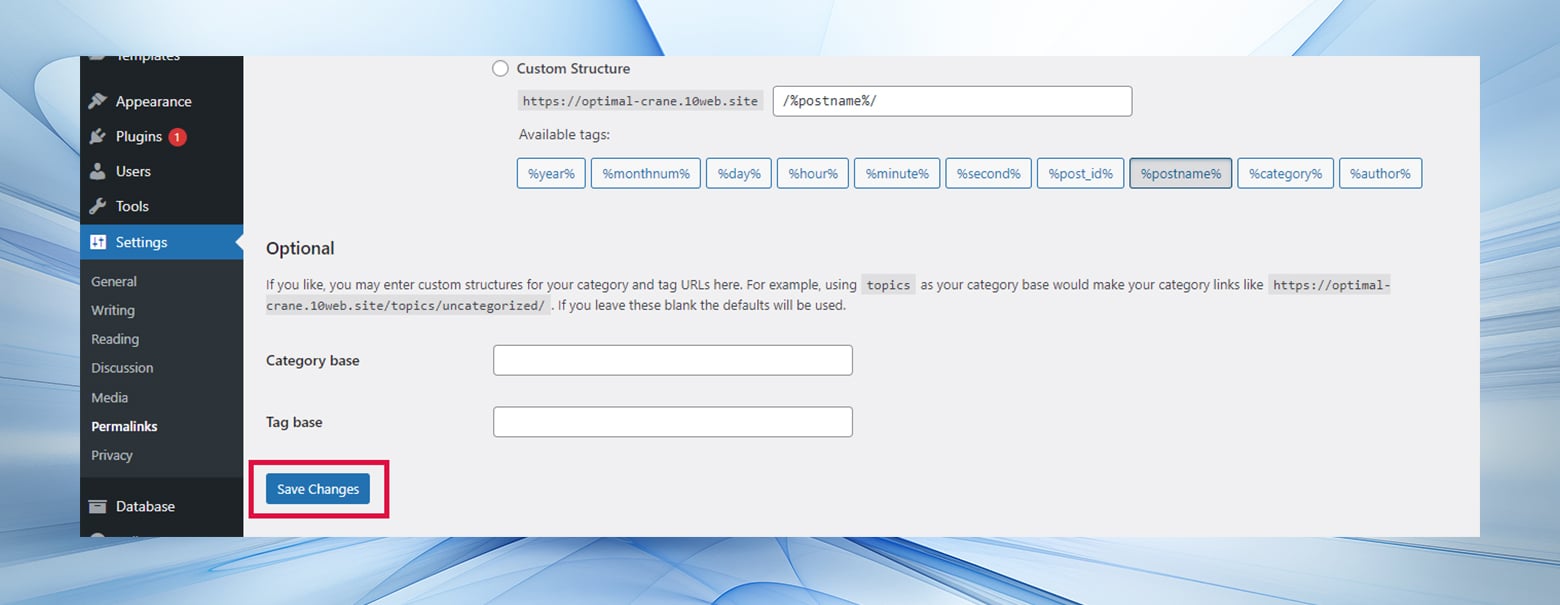 Guardar los permalinks en el admin de WordPress puede solucionar los errores 404.