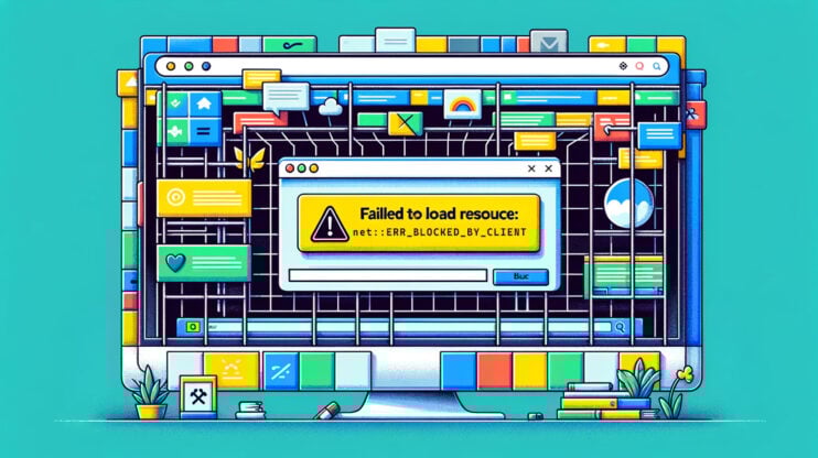 Featured image for How to Fix the Failed to Load Resources: net::ERR_BLOCKED_BY_CLIENT Error article