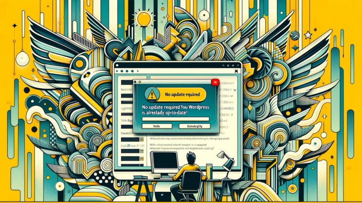 Featured image for Resolving the No Update Required Your WordPress Database is Already Up-to-Date Error article