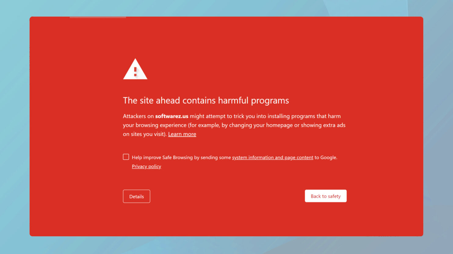 Fixing “The site ahead contains malware” Error - 10Web