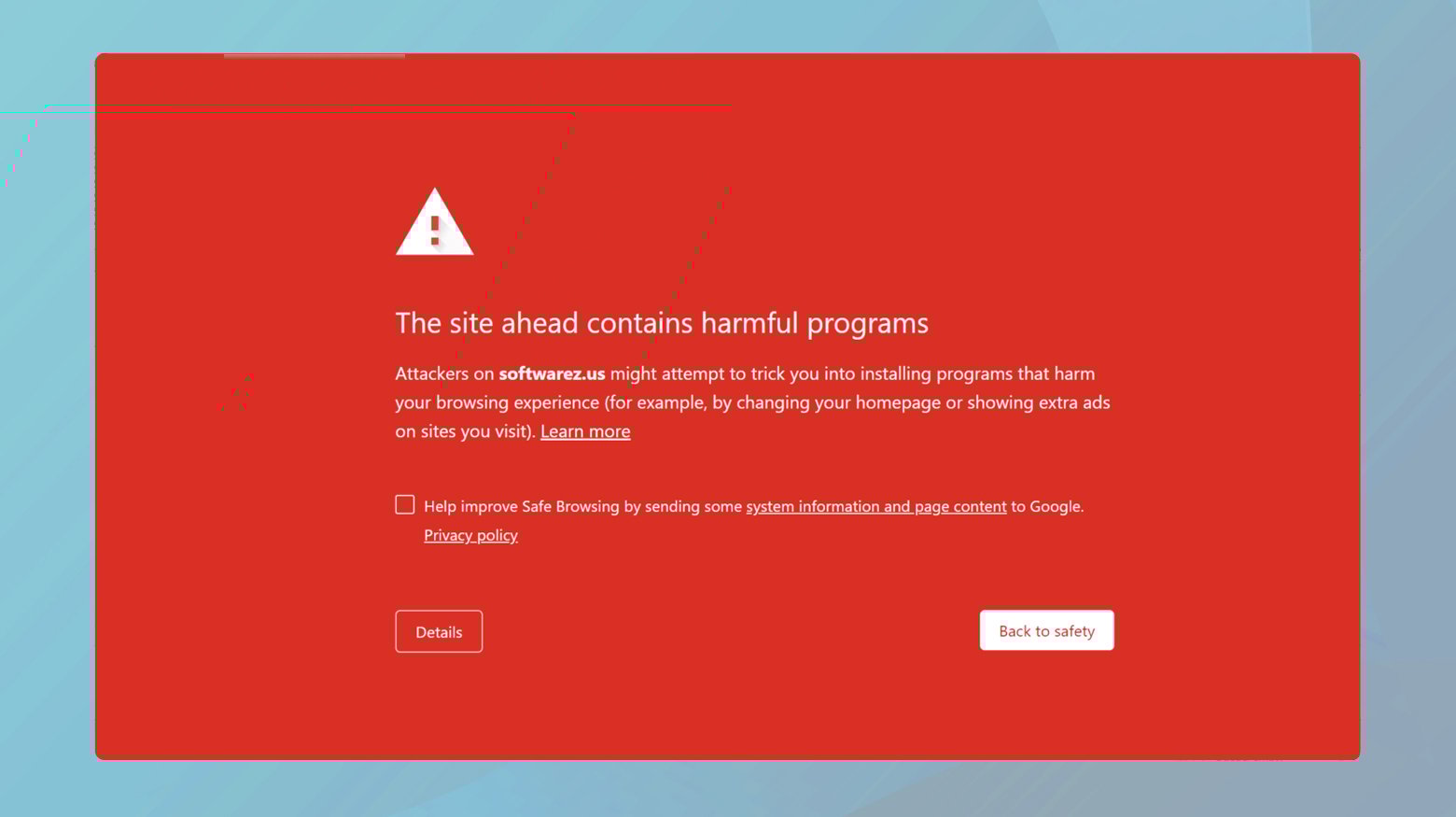The Site Ahead Contains Harmful Programs Chrome Error Fixing “The site ahead contains malware” Error - 10Web