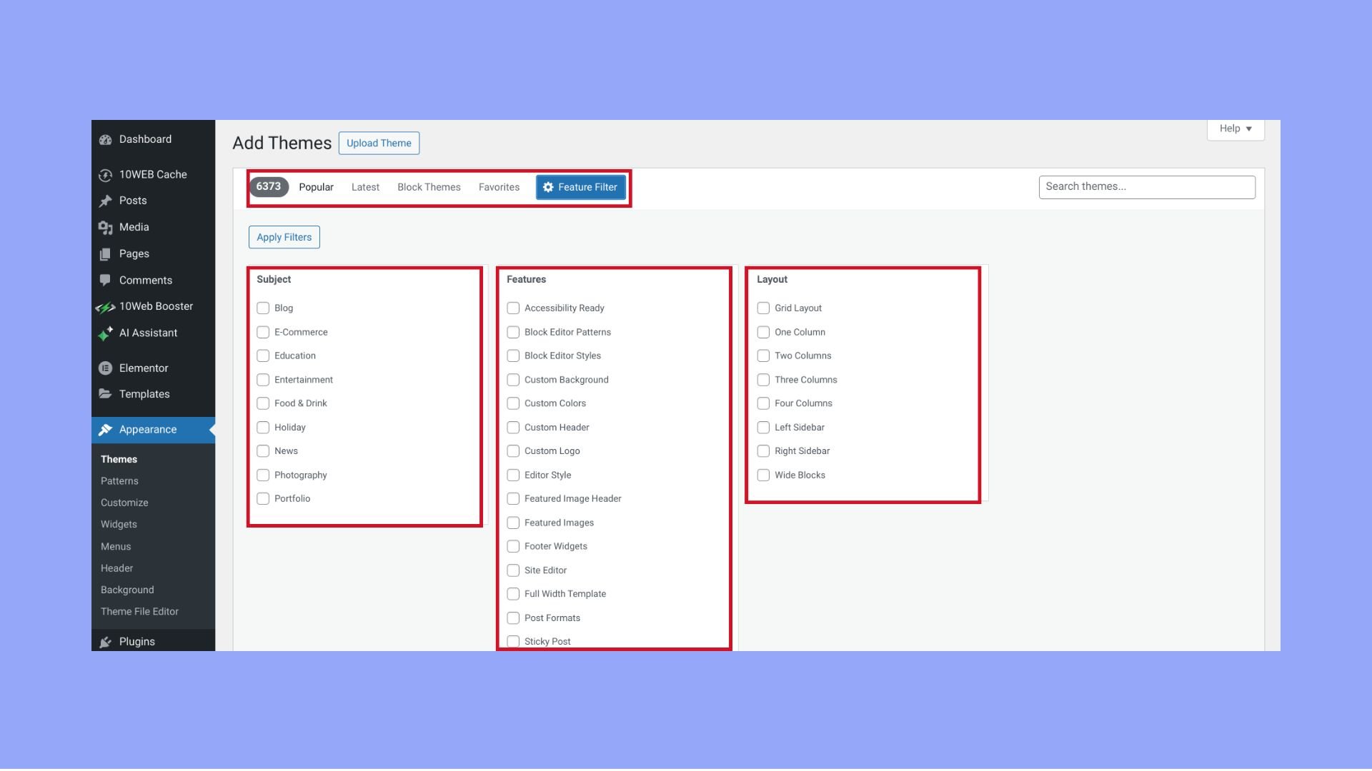 how to choose a wordpress theme