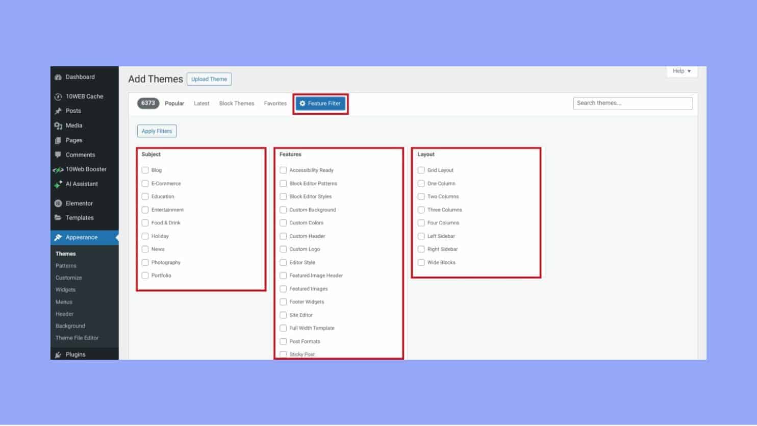 How to Install a WordPress Theme - 10Web