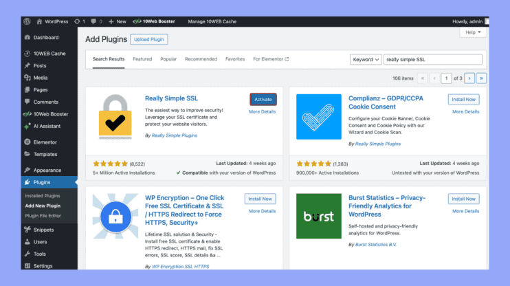 How to Install an SSL Certificate on WordPress - 10Web