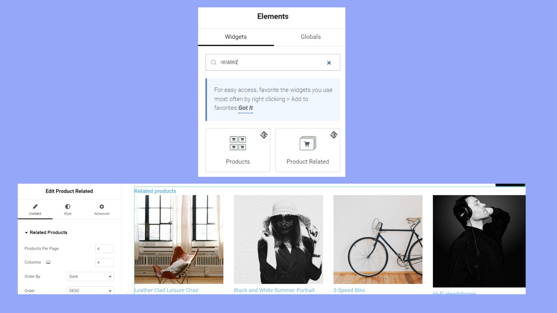Añadir productos relacionados en WooCommerce