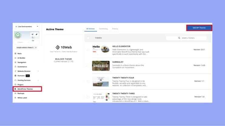 How to Update WordPress Theme - 10Web