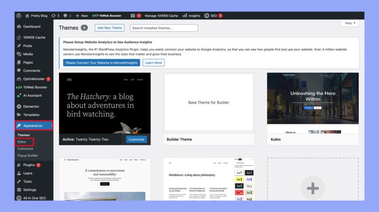 Adding a shortcode in block theme files with the full-site editor