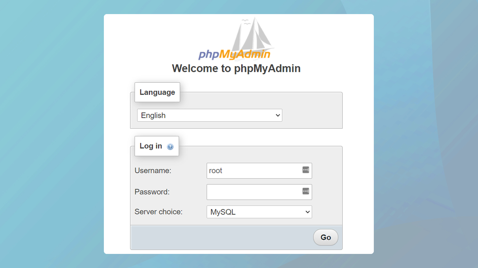 Creating a database in phpMyAdmin.