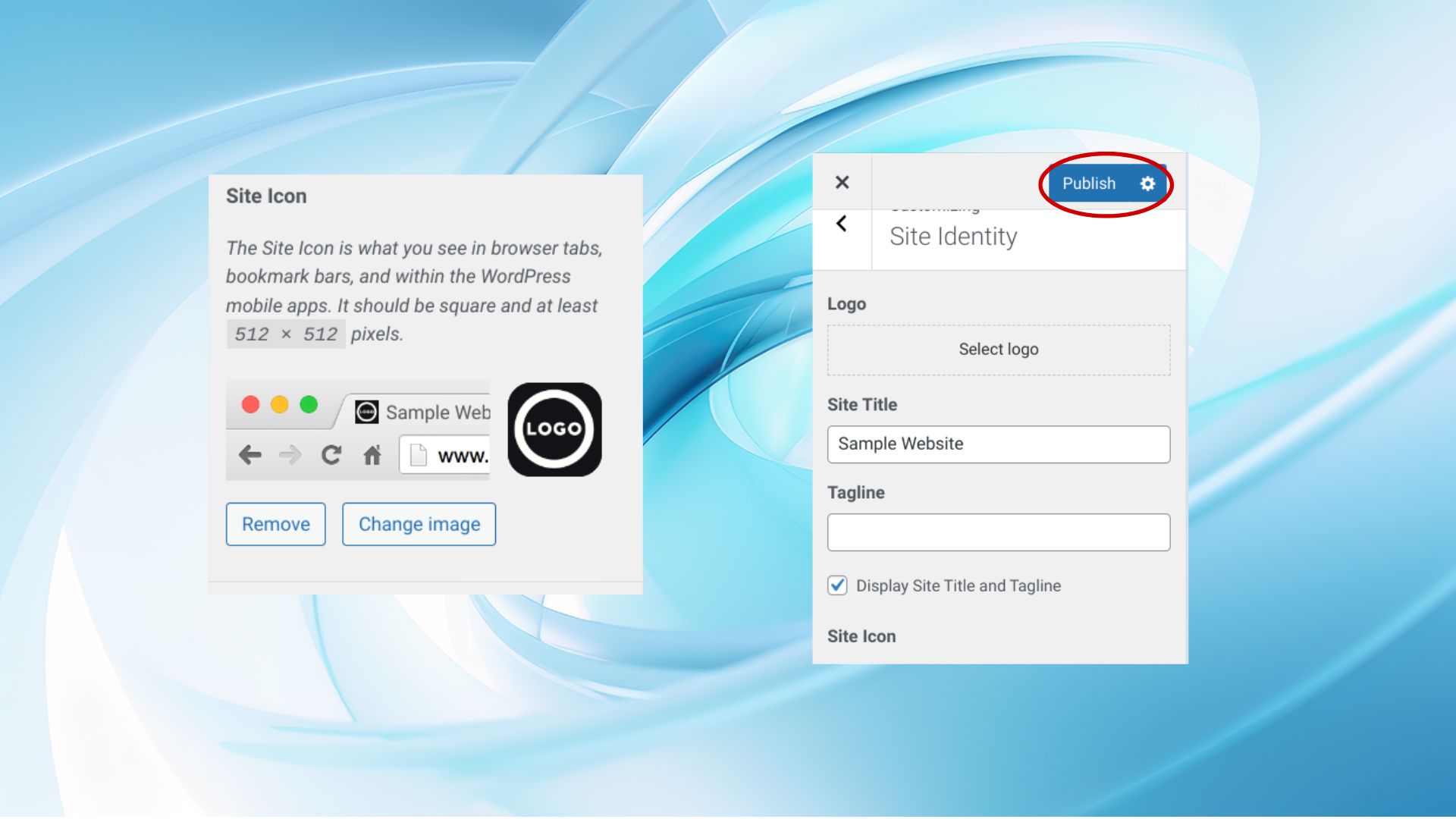 how to change favicon in wordpress