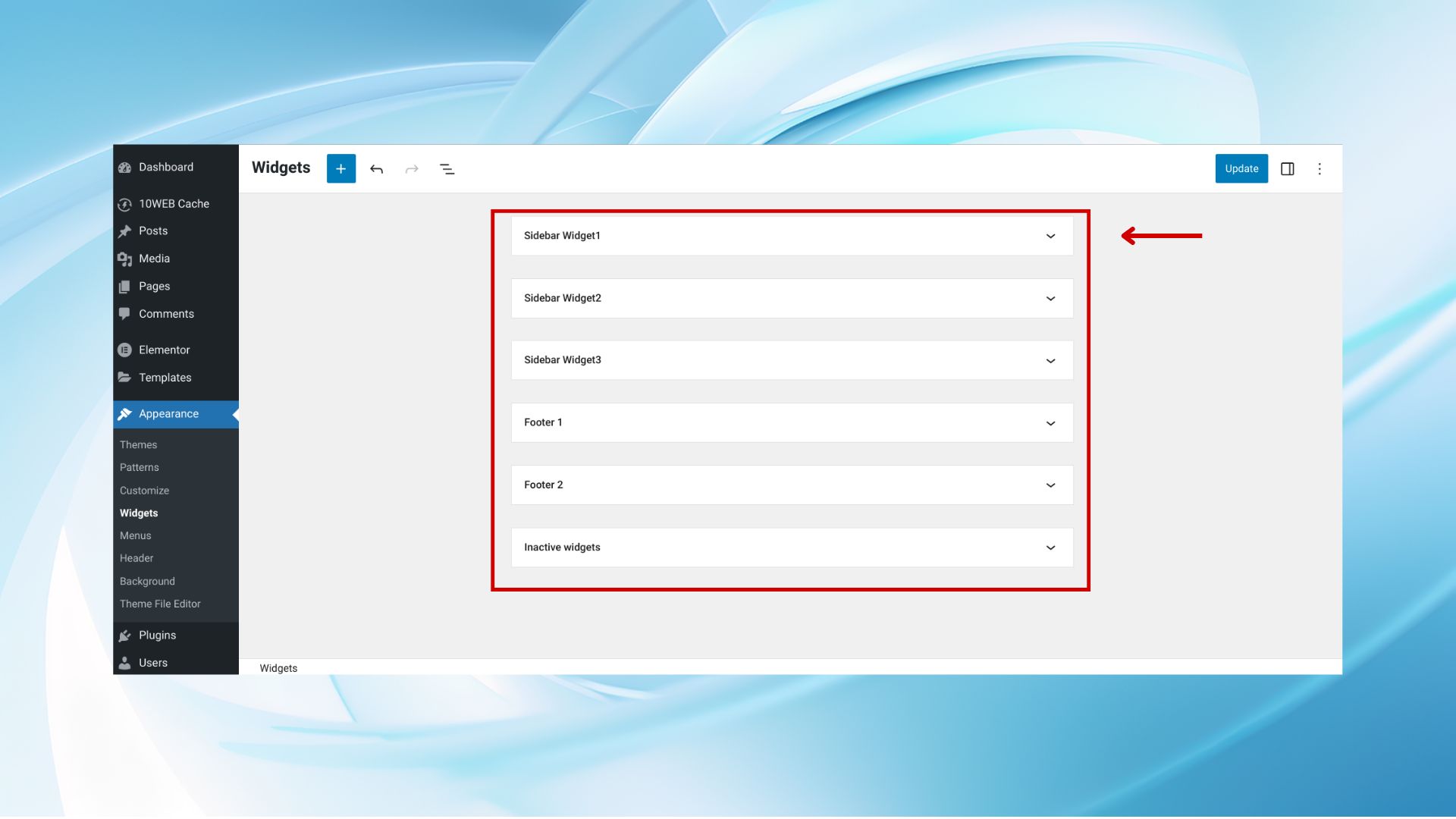 Cómo añadir widgets a WordPress