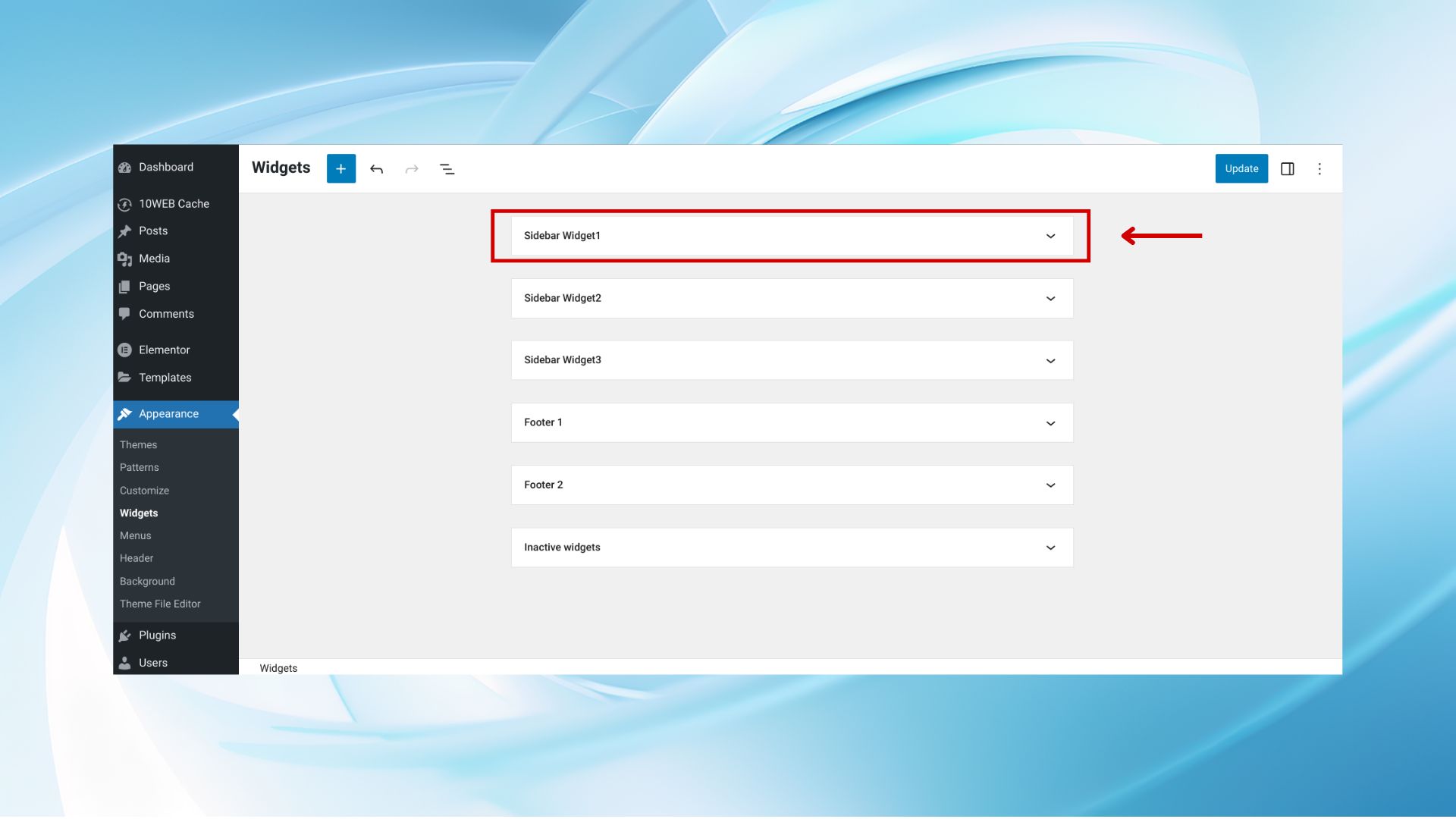Cómo añadir widgets a WordPress