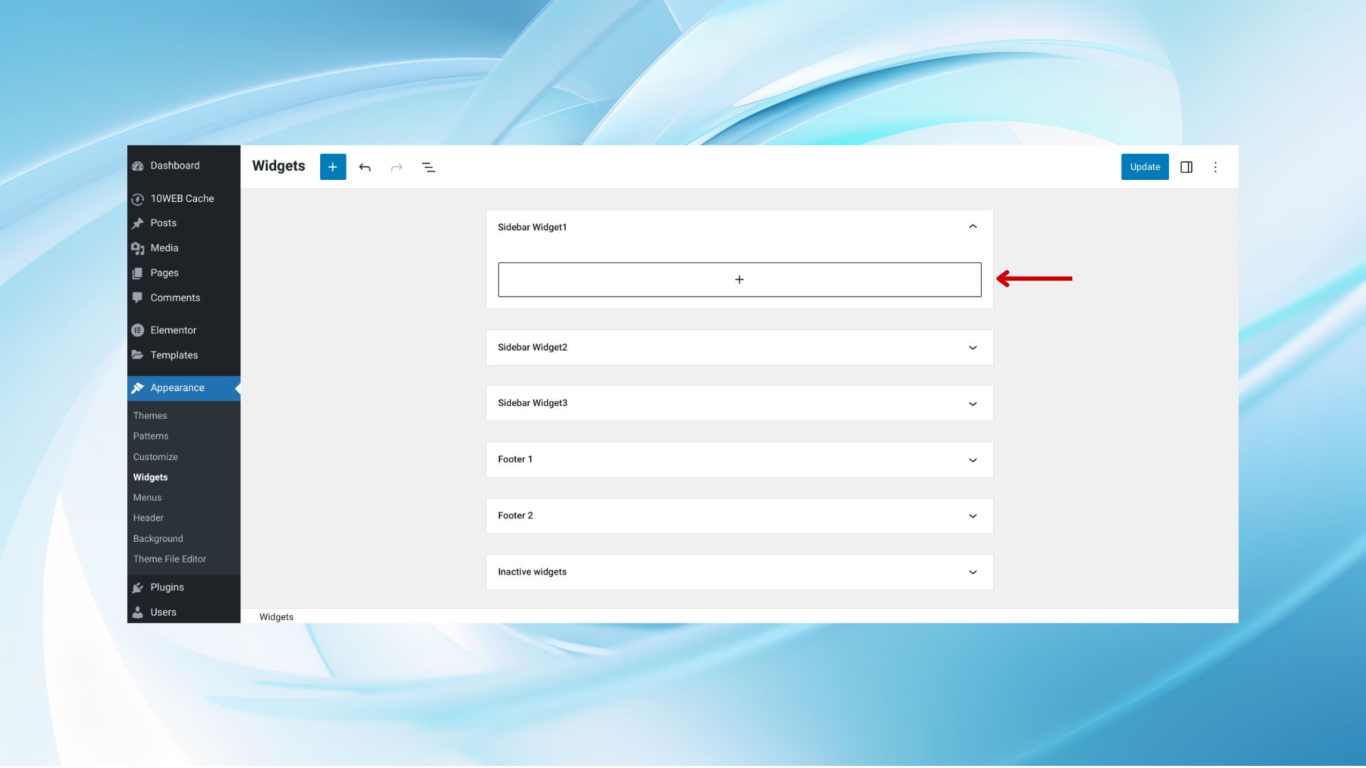 Cómo añadir widgets a WordPress