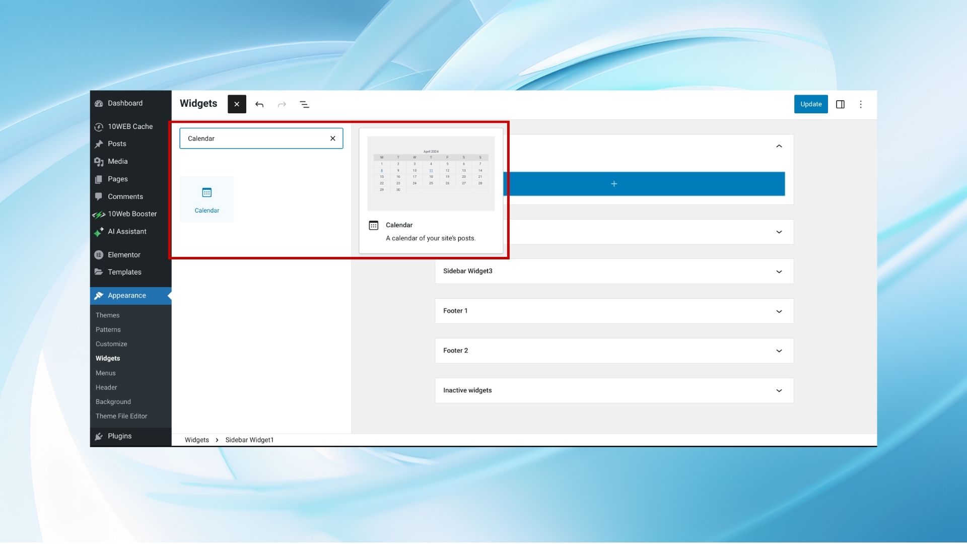Cómo añadir widgets a WordPress