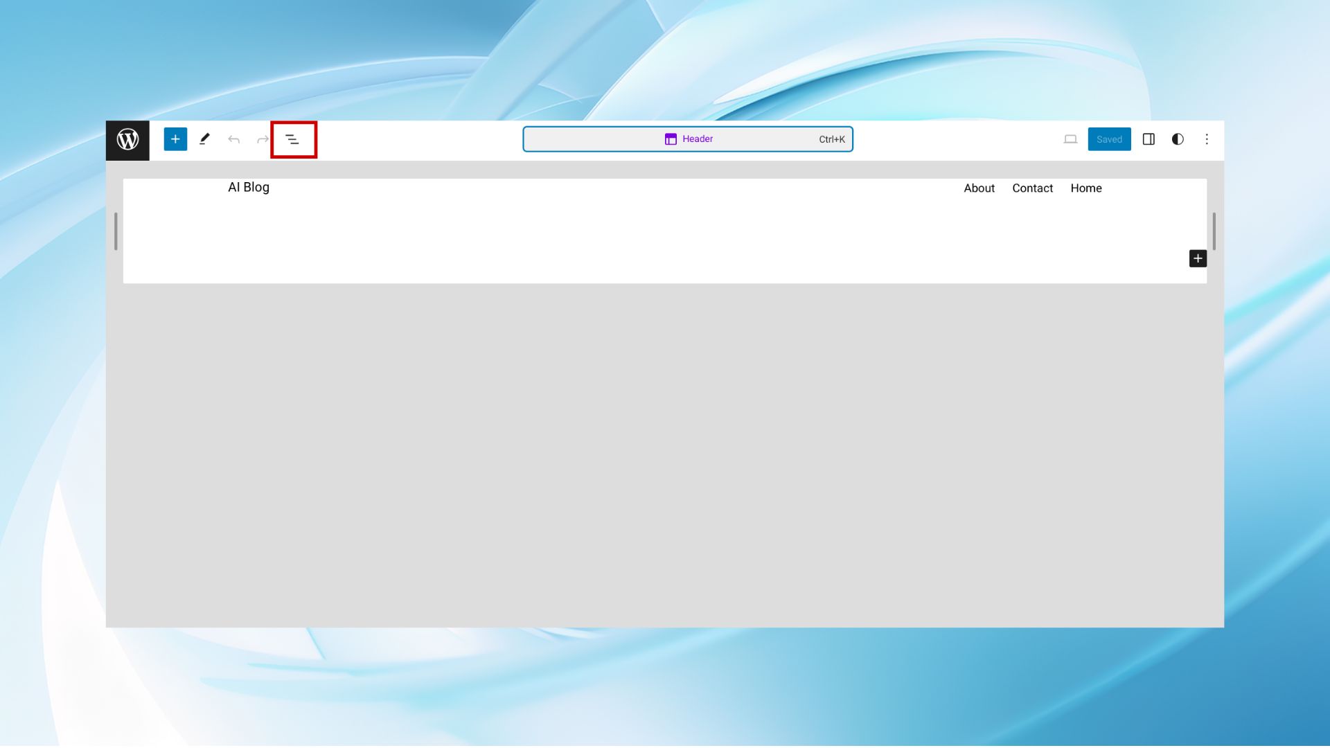 Cómo editar el encabezado en WordPress