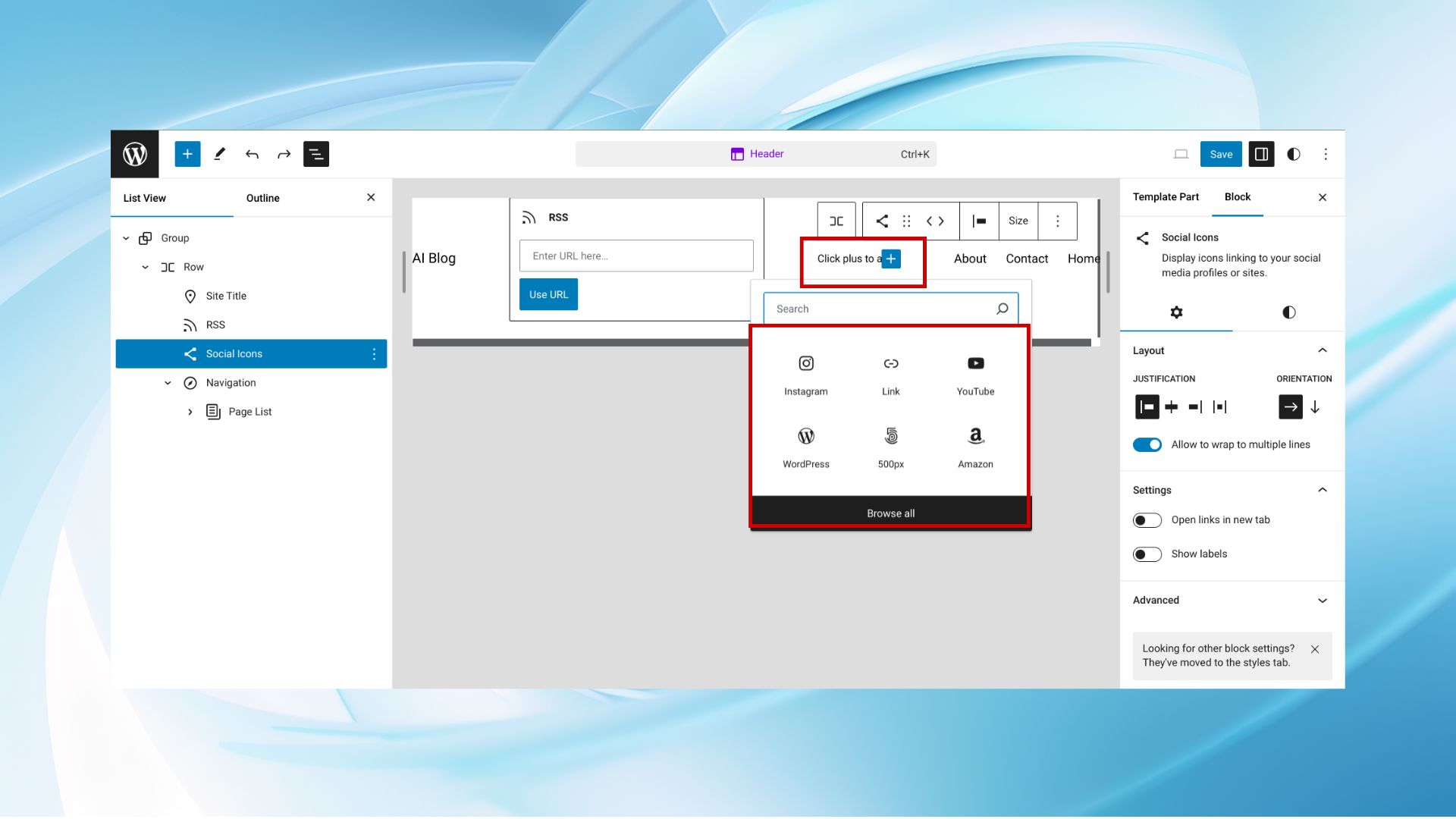 Cómo editar el encabezado en WordPress