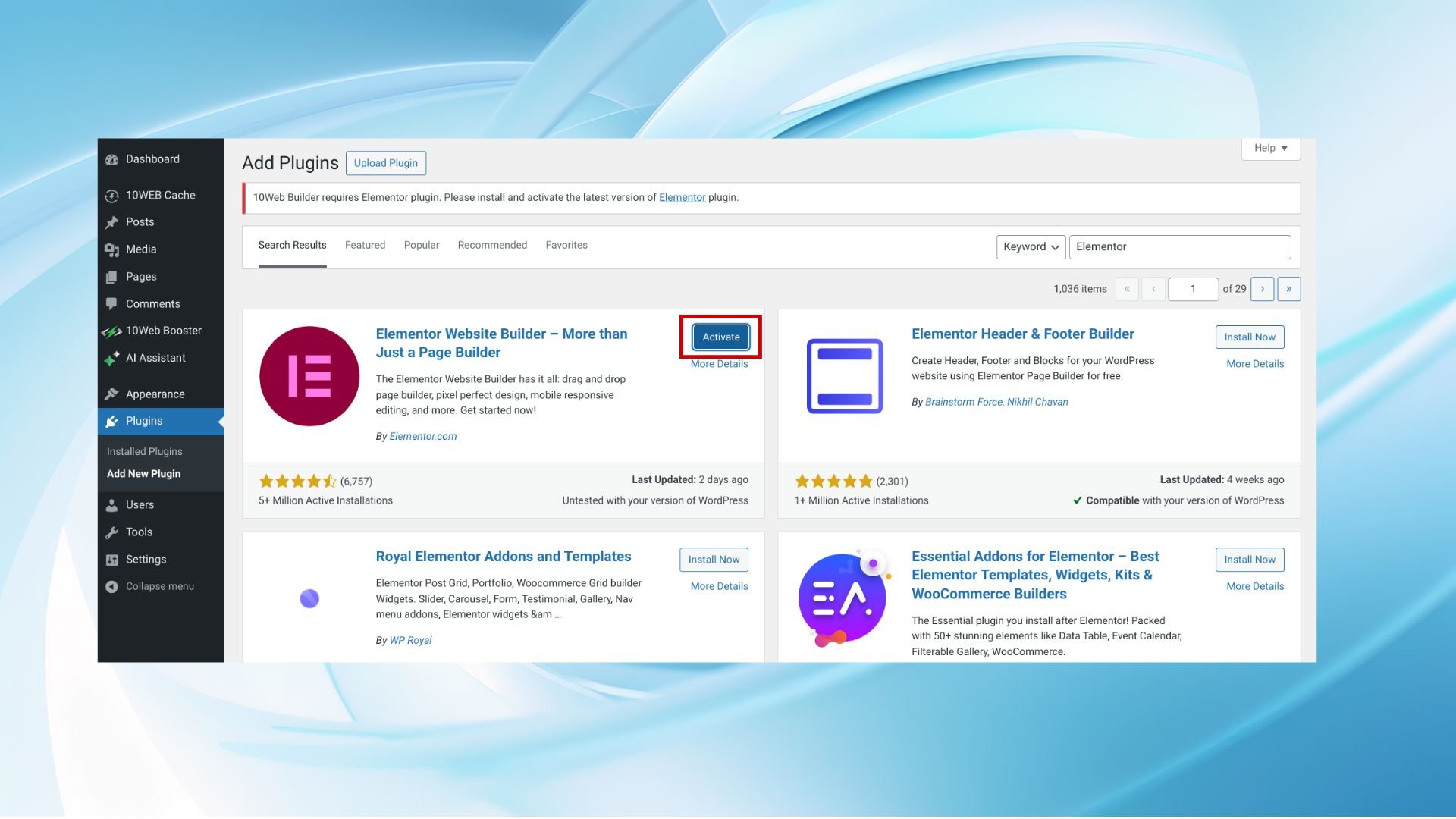 Cómo editar el encabezado en WordPress