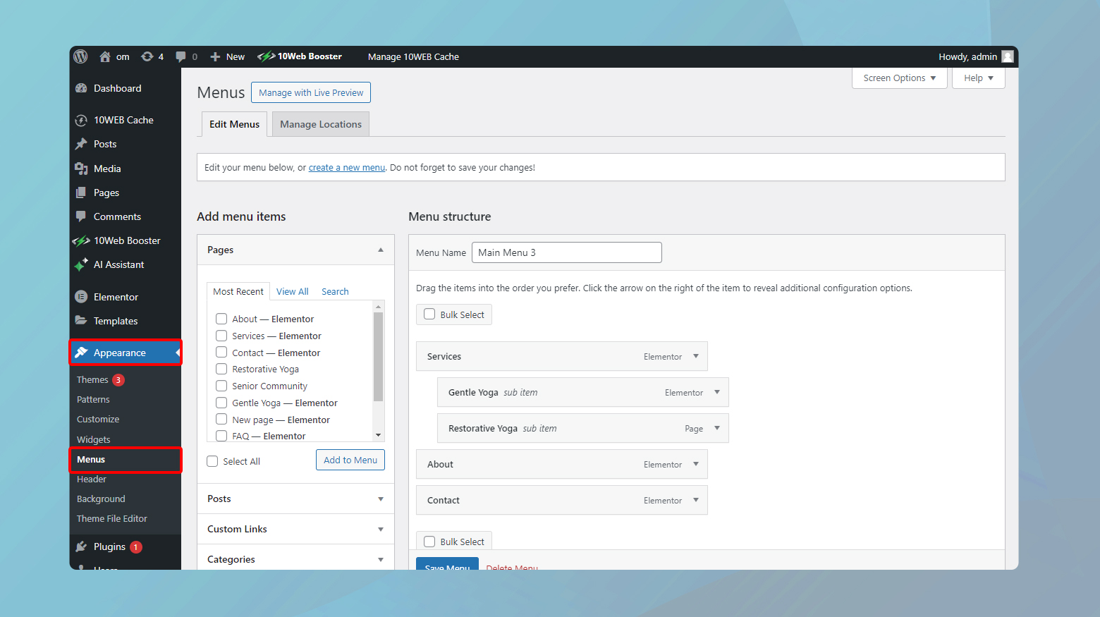Cómo crear un menú de navegación adaptado a dispositivos móviles en WordPress.
