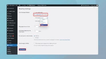 How to Change Front Page in WordPress - 10Web