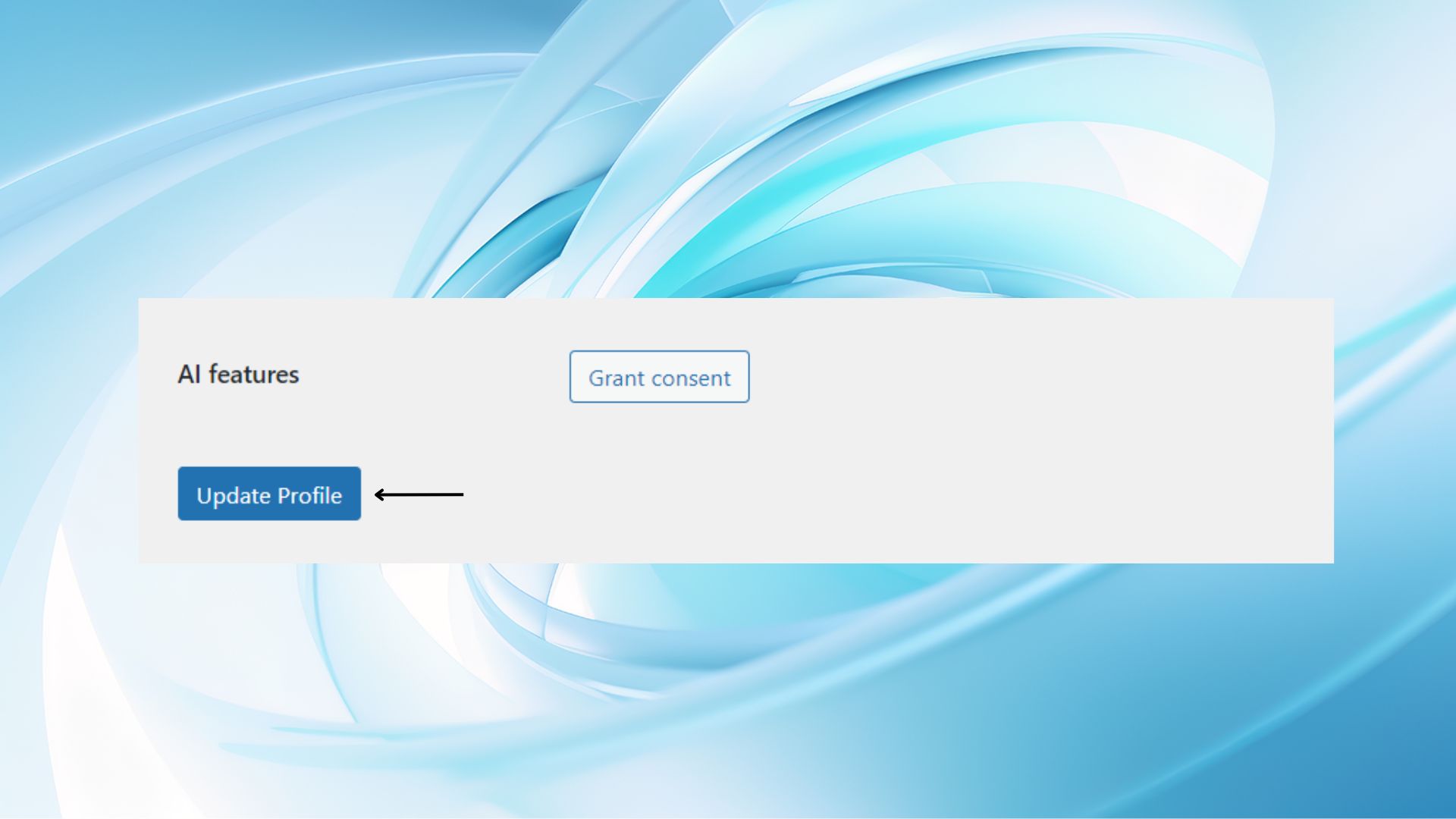 Update WordPress profile password