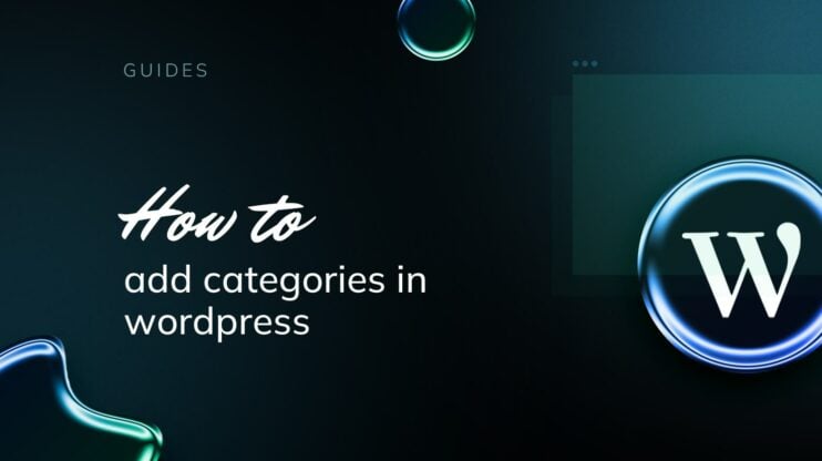 Featured image for How to Add Categories in WordPress article