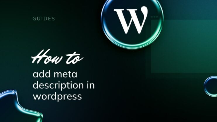 How to add meta description in WordPress