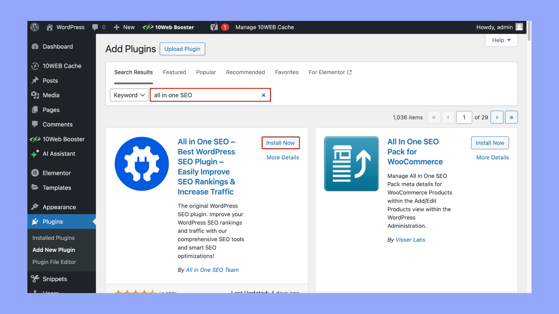 Instala y activa el plugin.