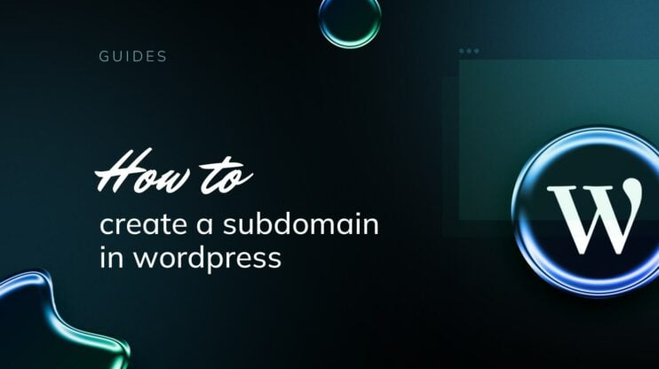 How to create a subdomain in WordPress.