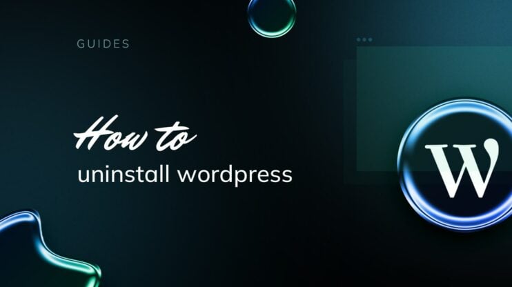 How to uninstall WordPress