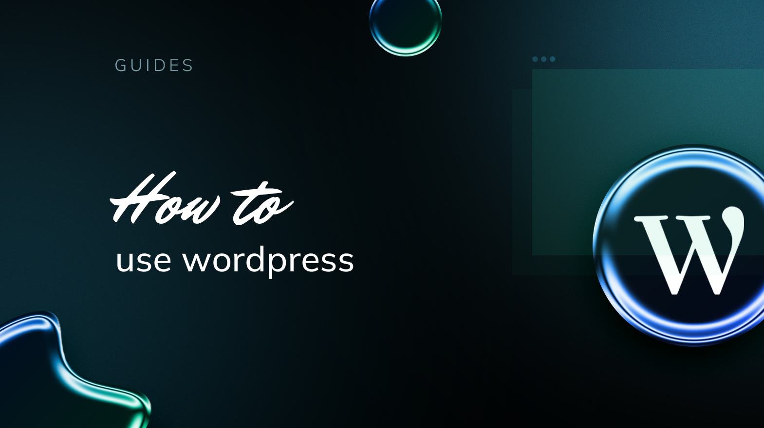 How to Use WordPress: A Beginner’s Guide | 10Web