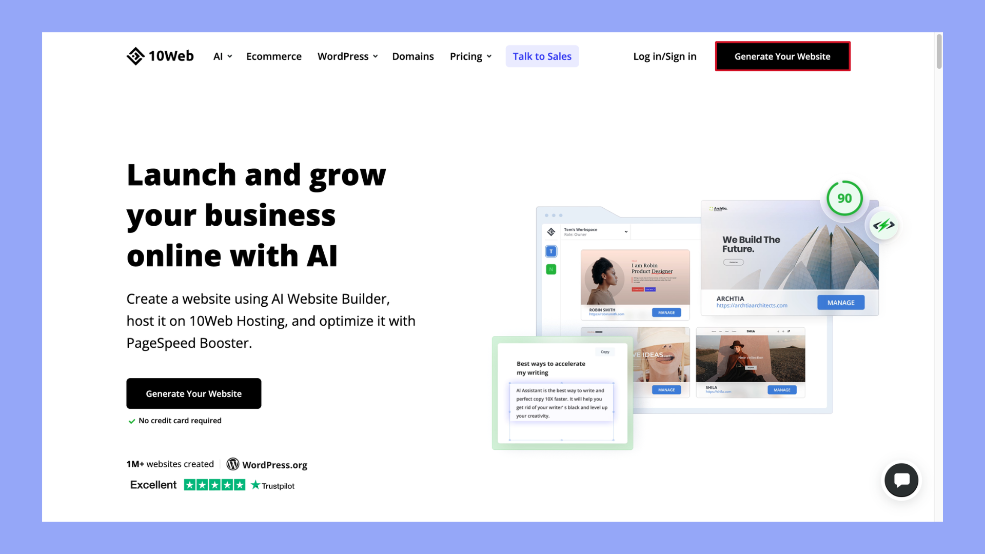 1- Generar sitio web