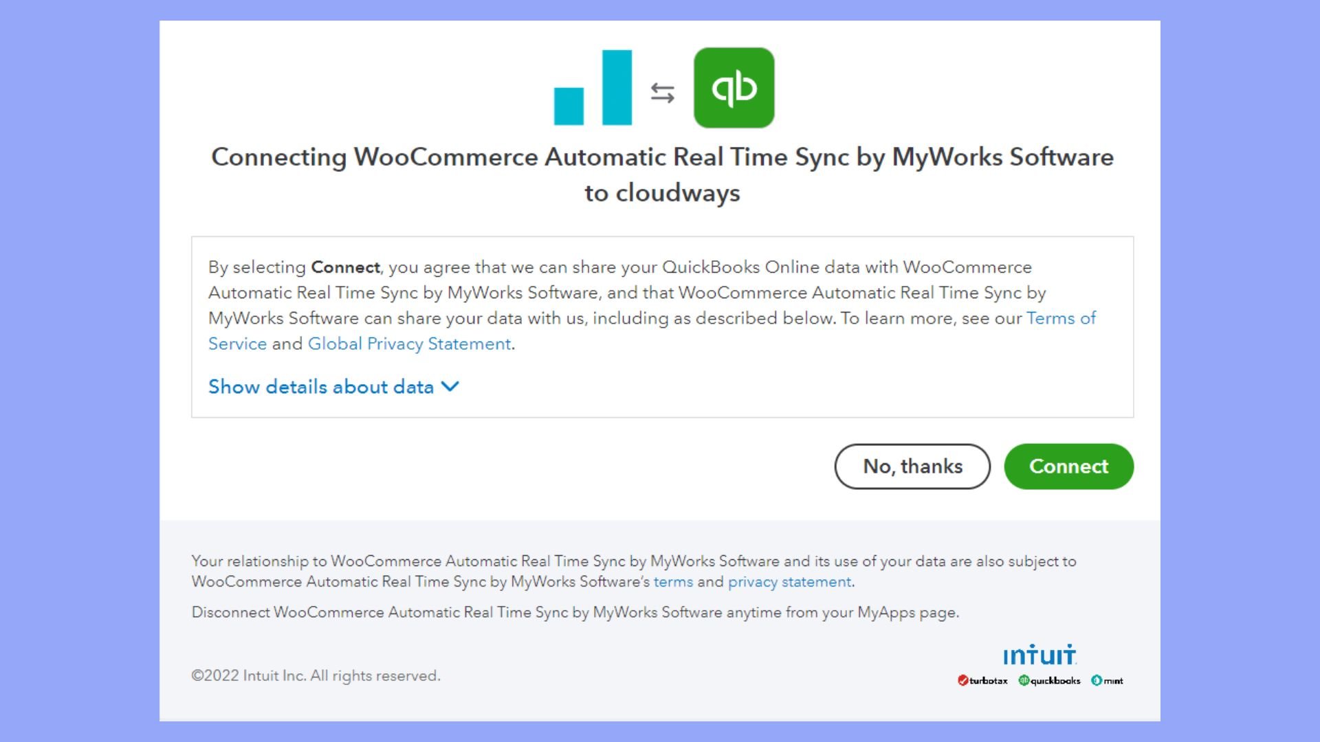 Conectar tu cuenta de QuickBooks con el plugin WooCommerce