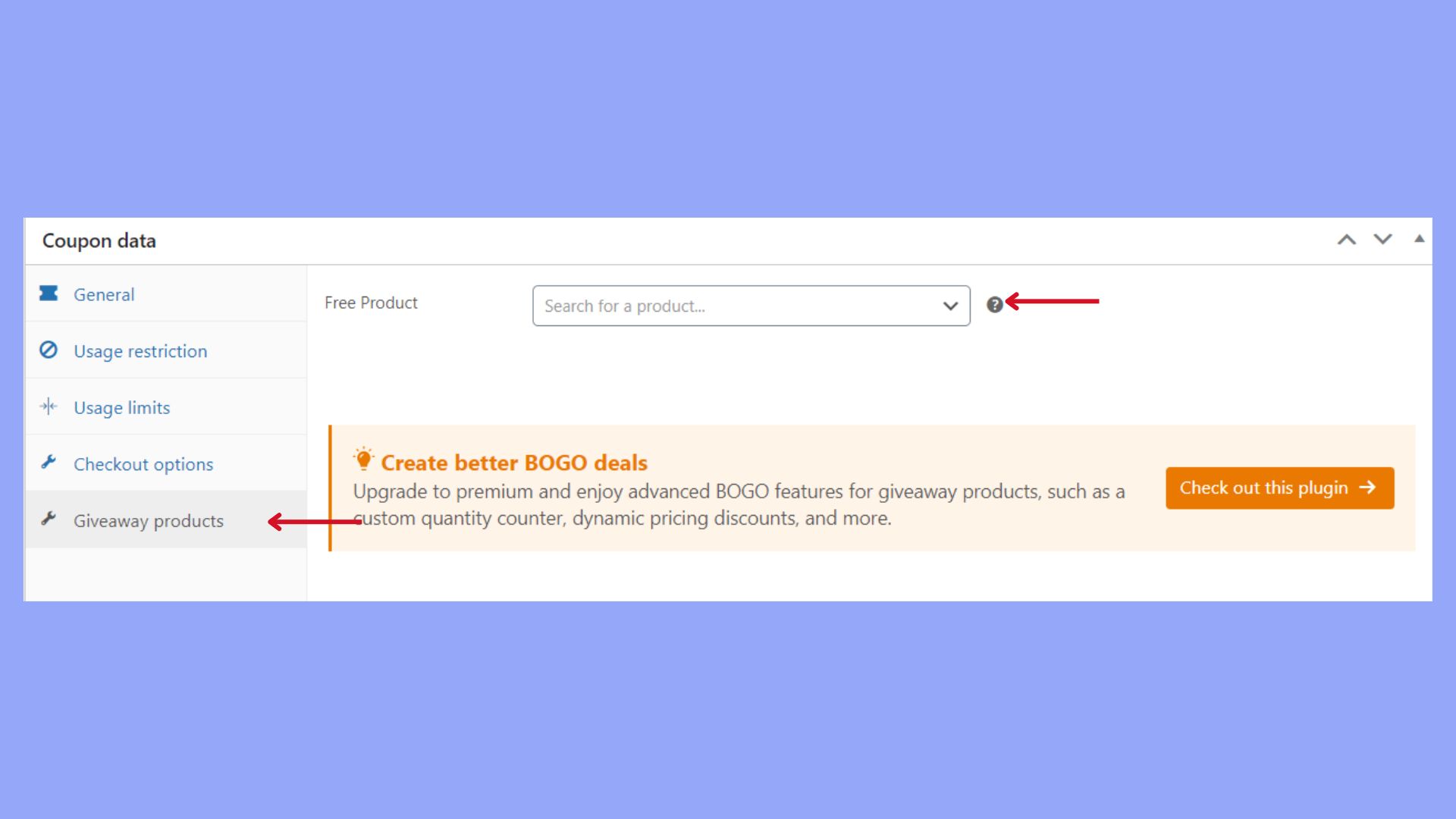 Setting up BOGO deals for coupons