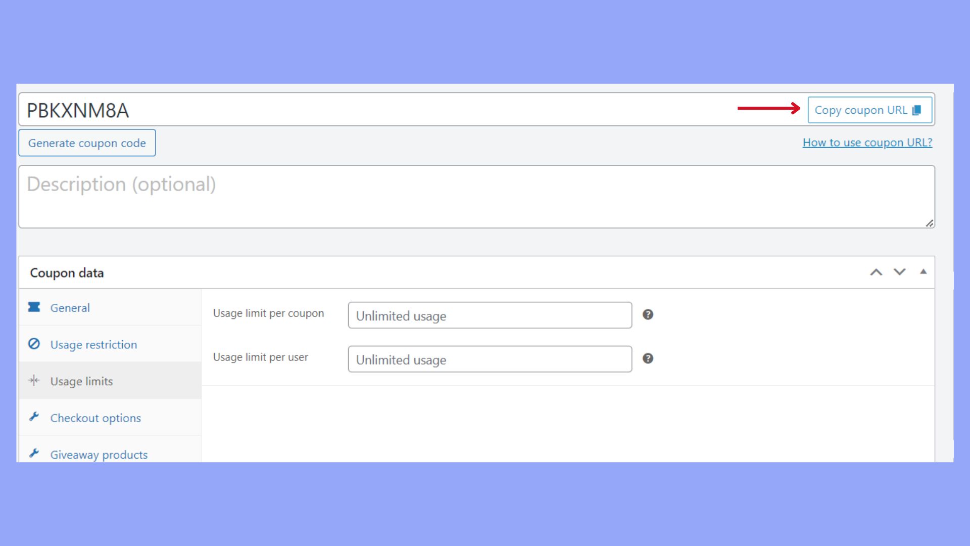 Creating URL Coupons