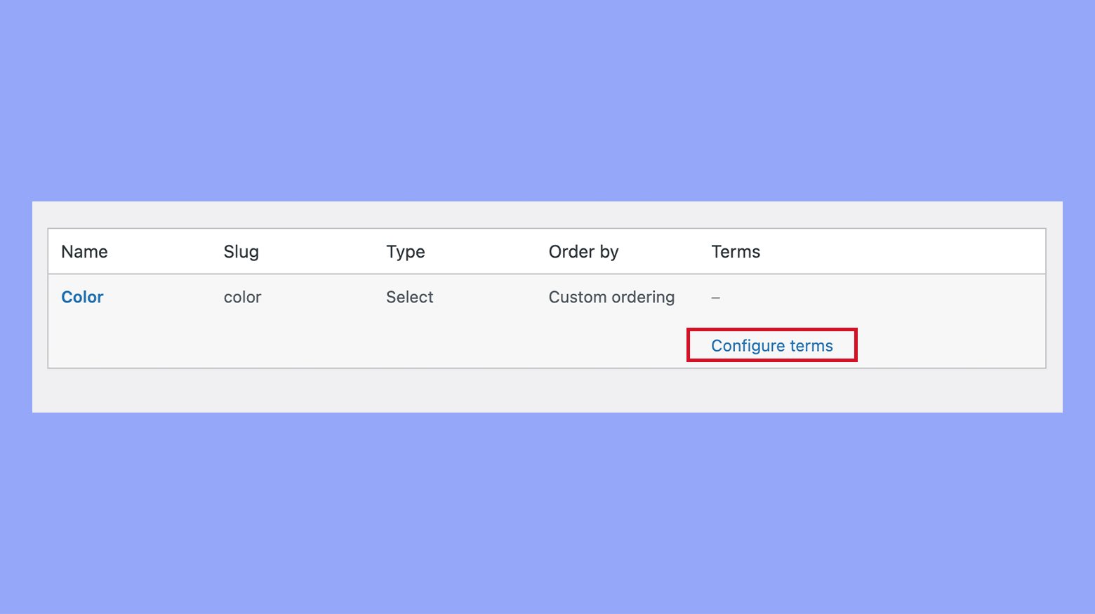 Adding global attributes in WooCommerce