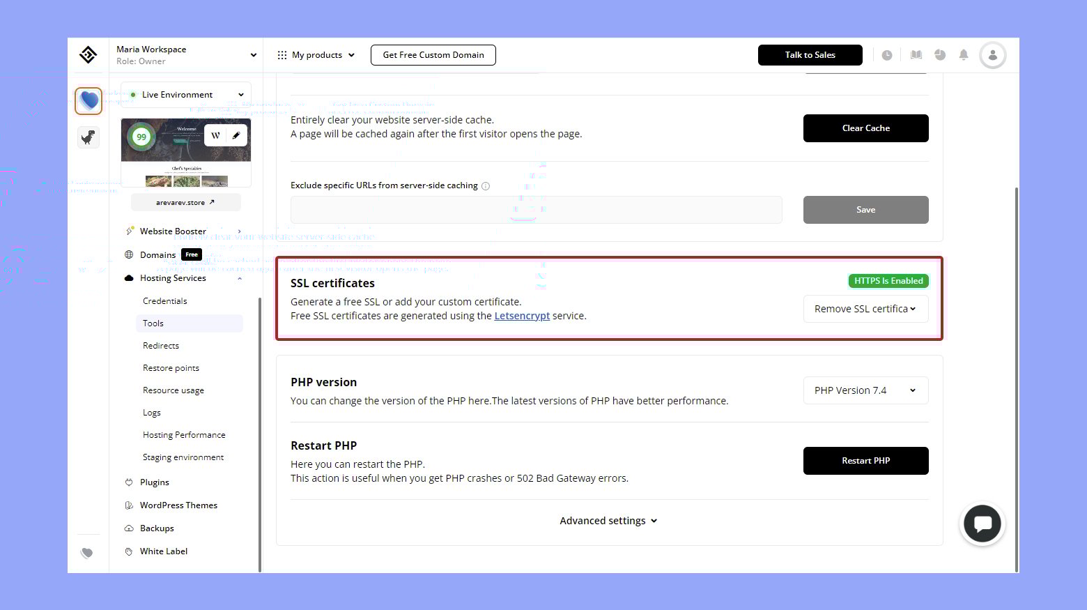 Ensure HTTPS is enabled for safe transactions
