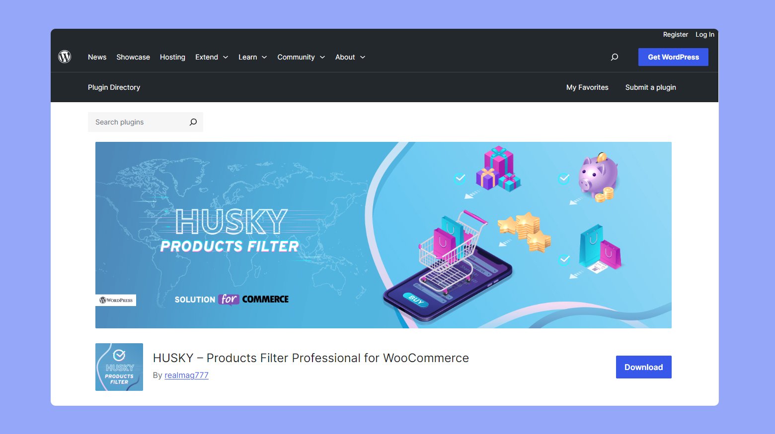 Husky product filter for WooCommerce