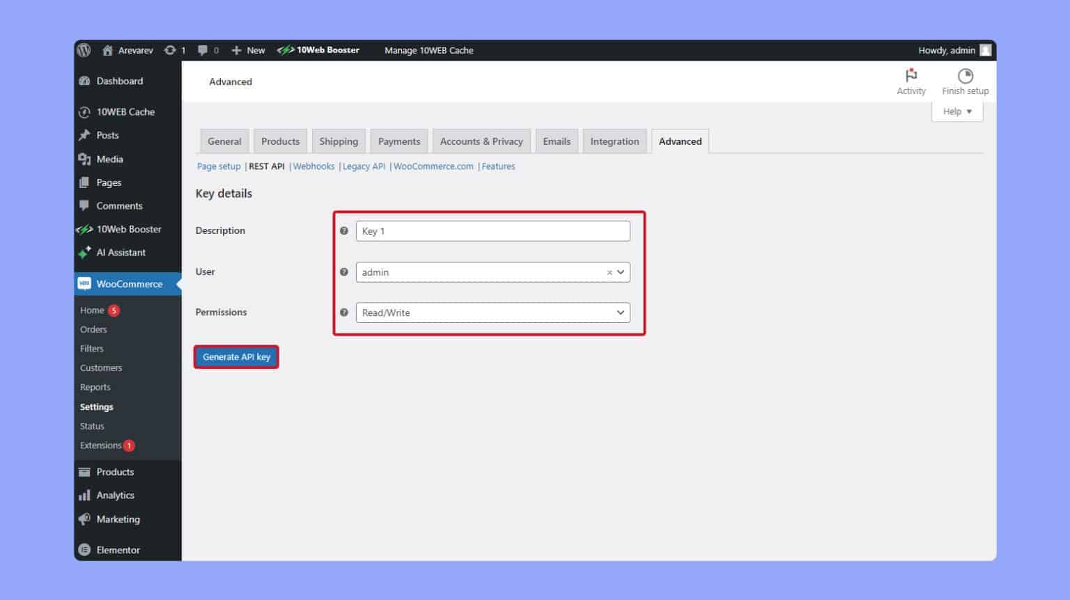 How to use WooCommerce API - 10Web