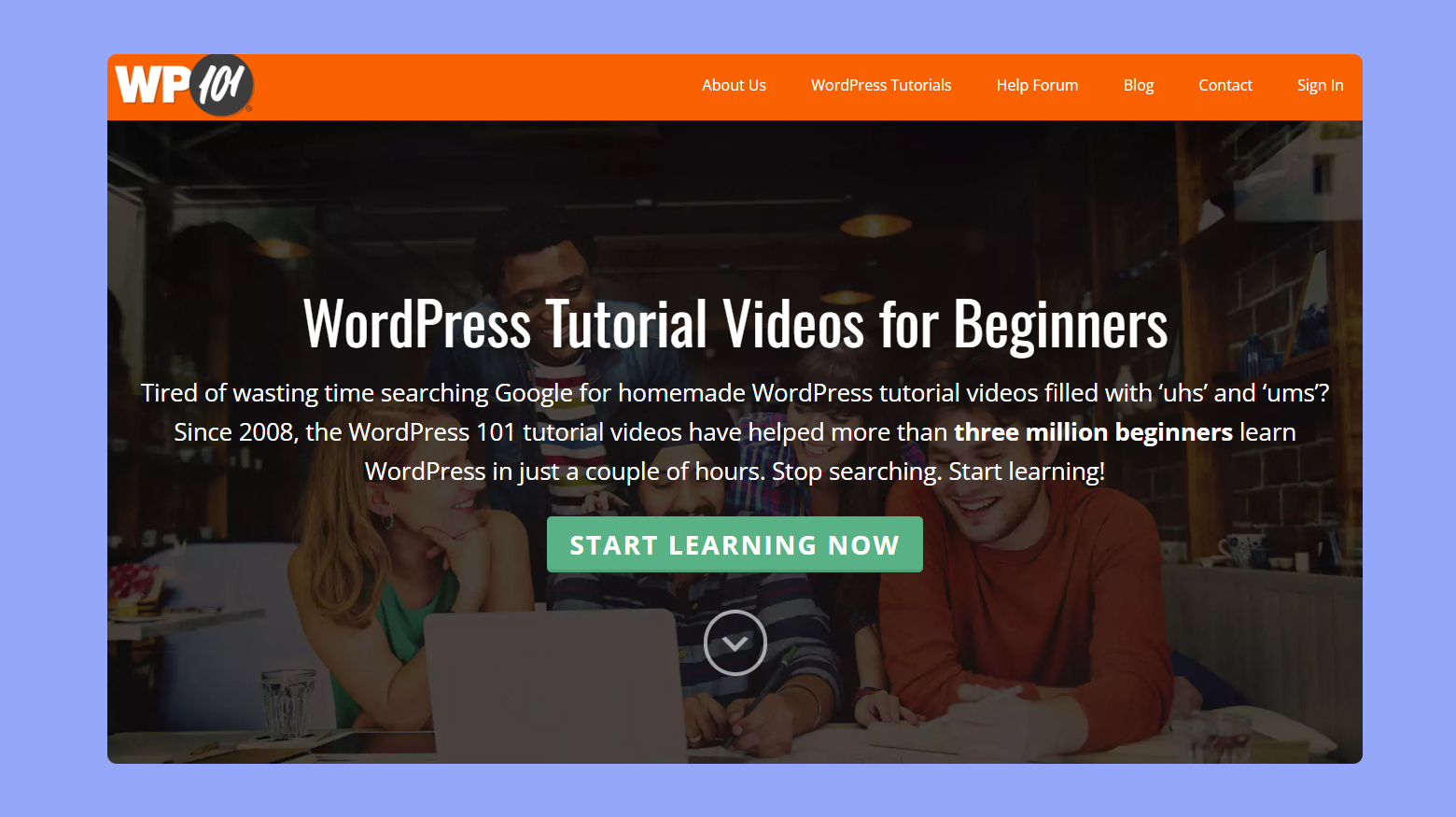 WP101 for learning WordPress