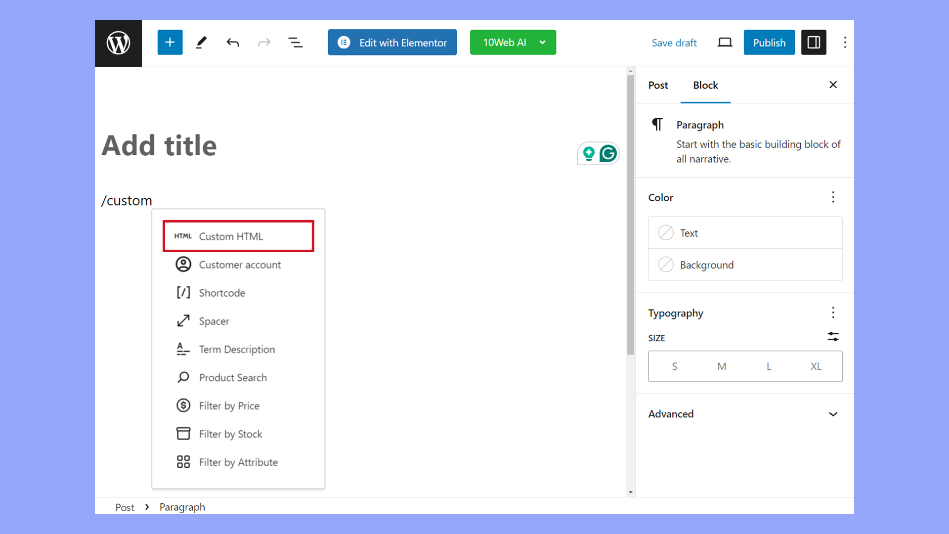 Usar el enlace de donación NOWPayments para aceptar pagos con Bitcoin en WordPress sin WooCommerce.