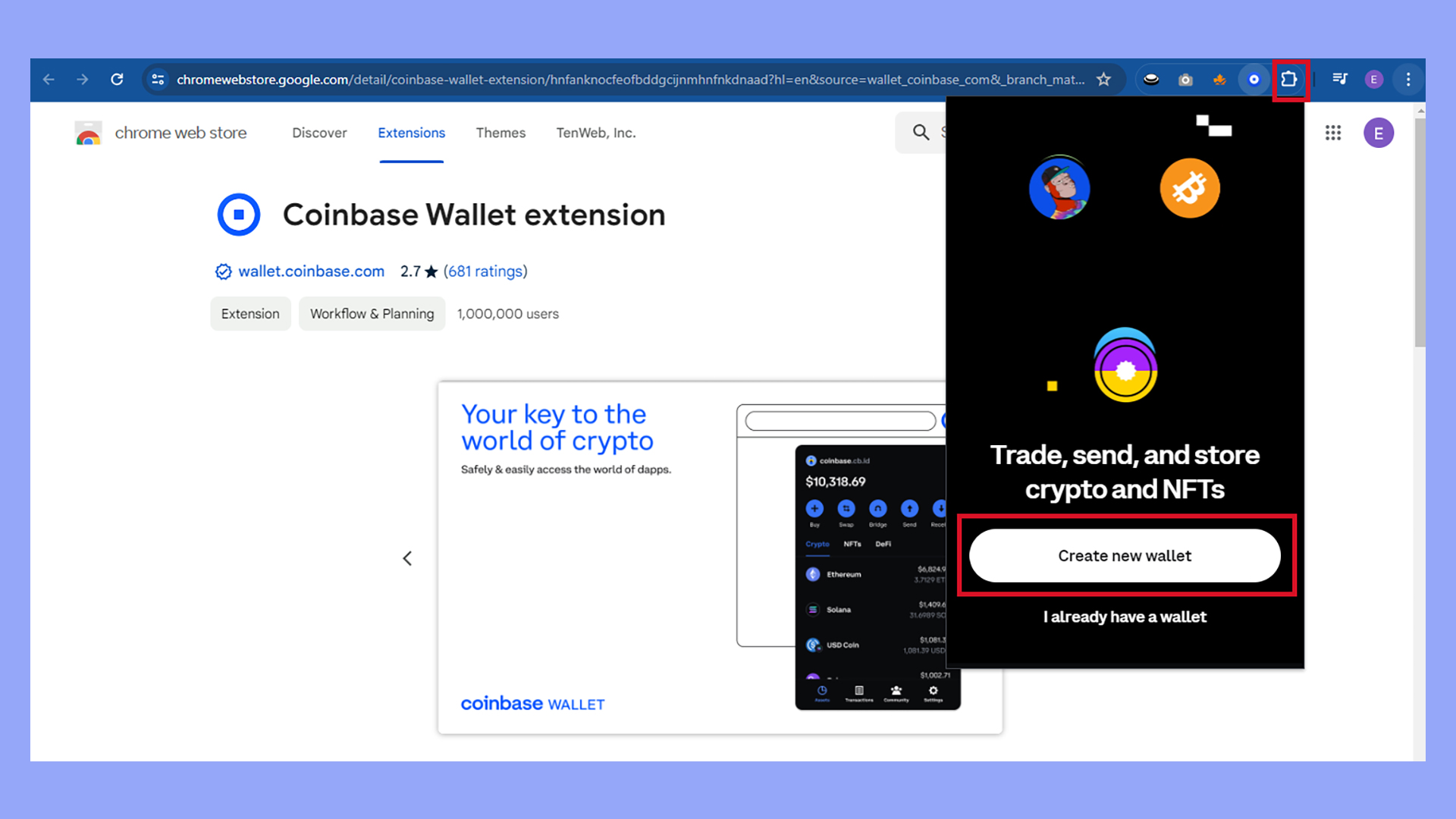 crear un nuevo monedero criptográfico para aceptar pagos con Bitcoin en WooCommerce.