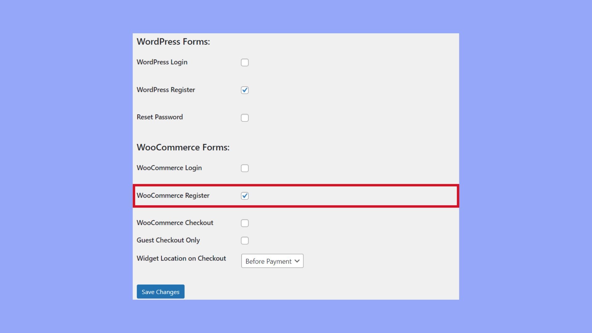 how to add captcha in woocommerce registration form