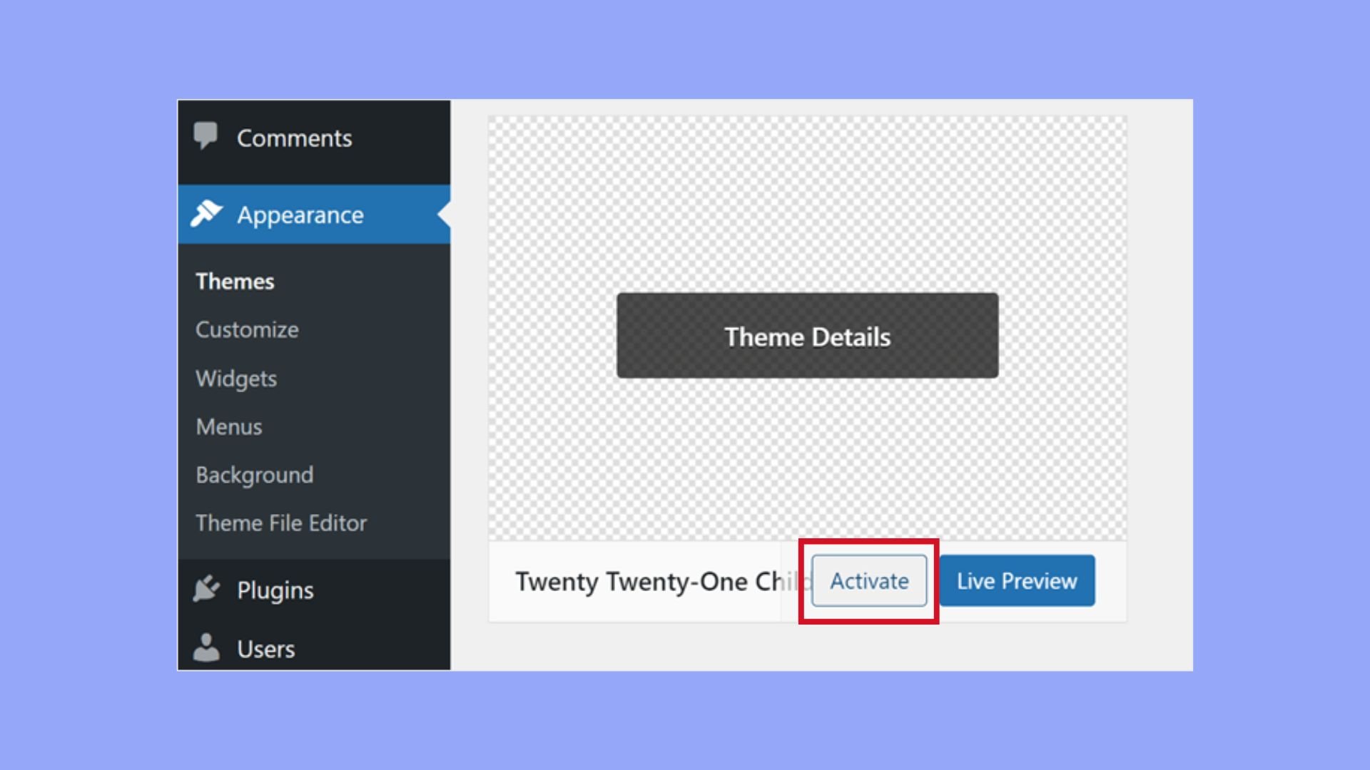 how to create a child theme in wordpress (1)