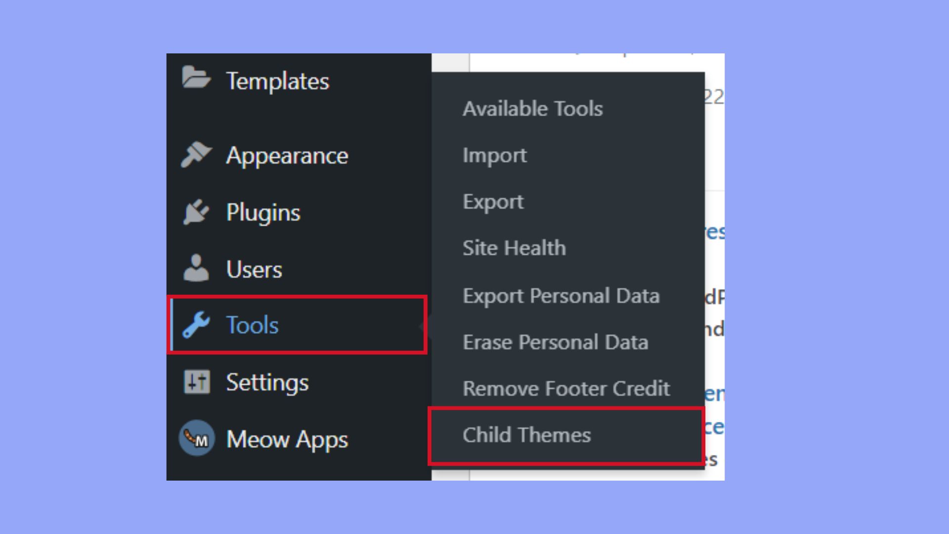 how to create a child theme in wordpress