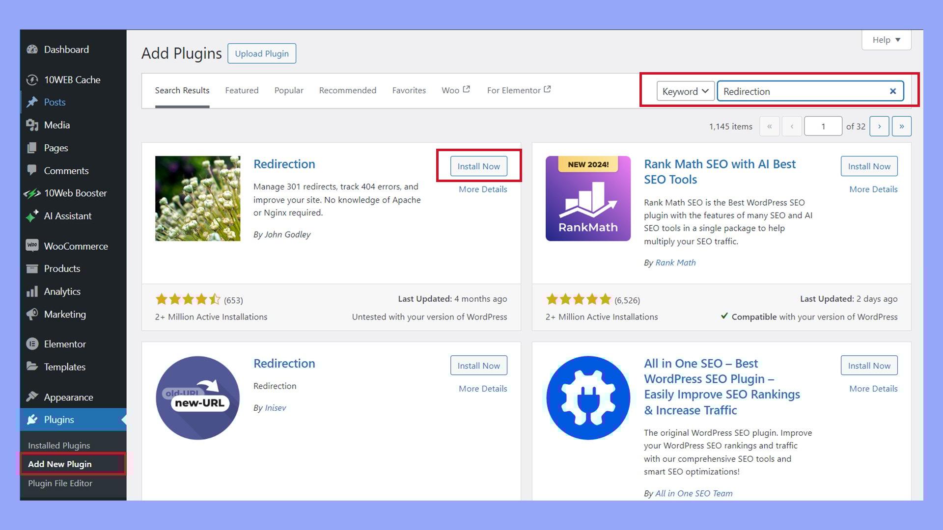 Redirecting the default shop page in WooCommerce after changing the default shop page.