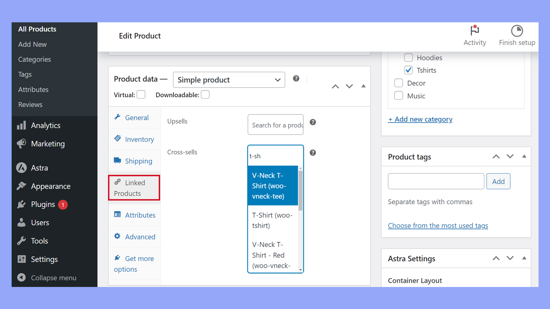 Cómo establecer productos relacionados en WooCommerce.